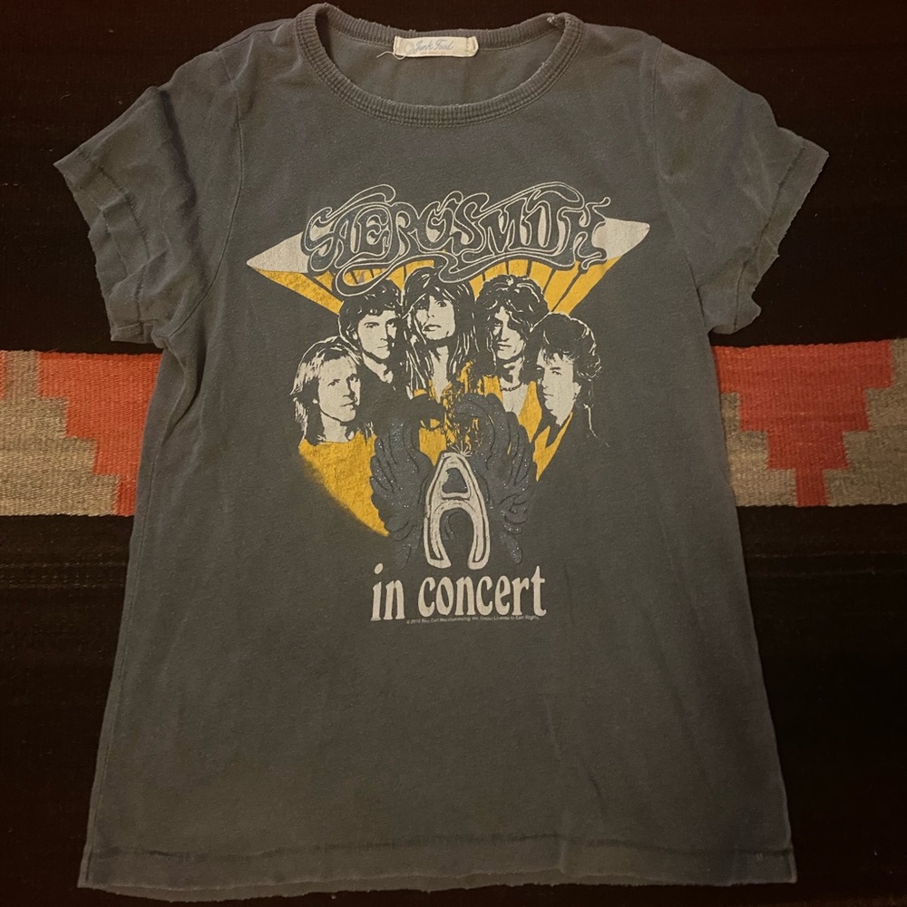 Junk Food Aerosmith t shirt.